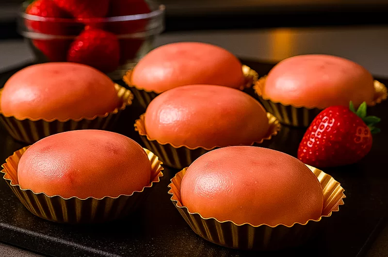 Homemade Strawberry Mochi